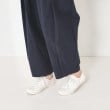 ポーシャル(poushal)の【洗える・コットン】タックパンツ8