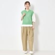ポーシャル(poushal)の【洗える・コットン】タックパンツ15
