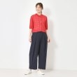 ポーシャル(poushal)の【洗える・コットン】タックパンツ22