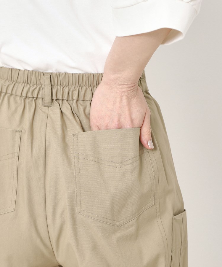 ポーシャル(poushal)の【洗える・コットン】ビッグポケットワークパンツ6