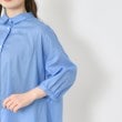 ポーシャル(poushal)の【洗える・コットン】軽やかチュニック丈ブラウス5
