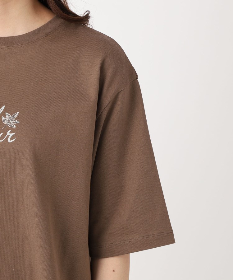 ポーシャル(poushal)の【洗える・五分袖】ロゴカラーTシャツ5