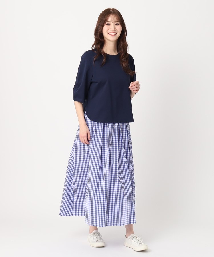 ポーシャル(poushal)の【洗える】袖コンシャスプルオーバージャージ21