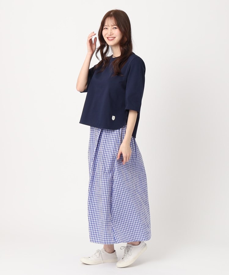 ポーシャル(poushal)の【洗える】袖コンシャスプルオーバージャージ20