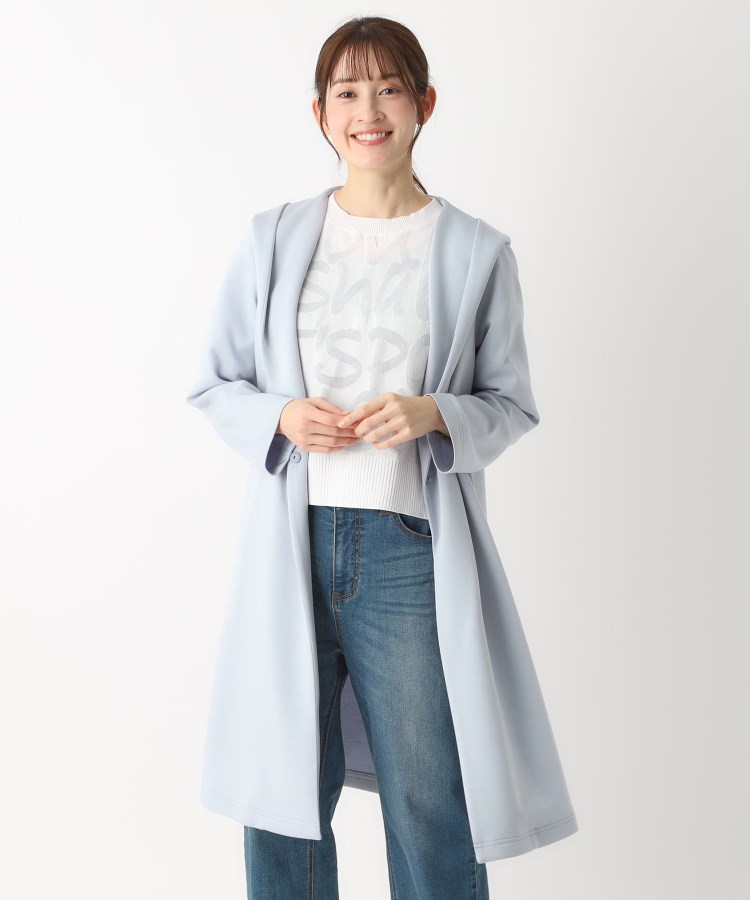 ポーシャル(poushal)の【洗える・ダンボール素材】フーテットジャケットコート18