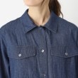 ポーシャル(poushal)の【洗える・コットンデニム】シャツワンピース4