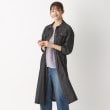 ポーシャル(poushal)の【洗える・コットンデニム】シャツワンピース9