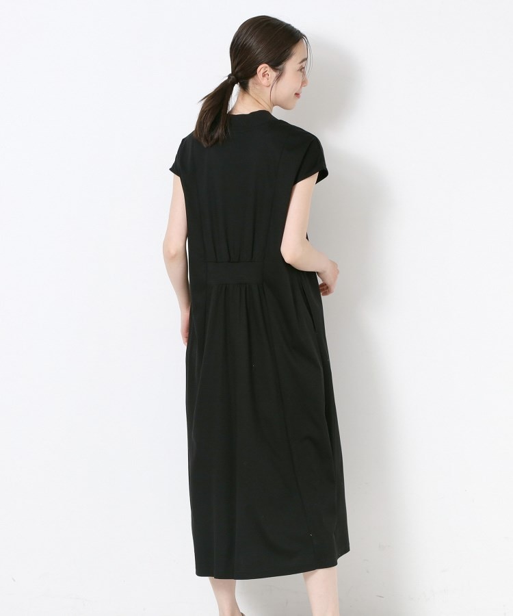 ポーシャル(poushal)の【洗える・フレンチスリーブ】ロングワンピース9