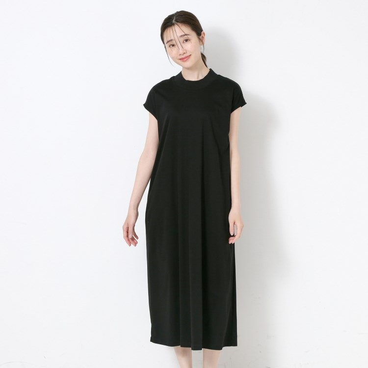 MARIHA ブラック ロングワンピース フレンチスリーブ - メルカリ