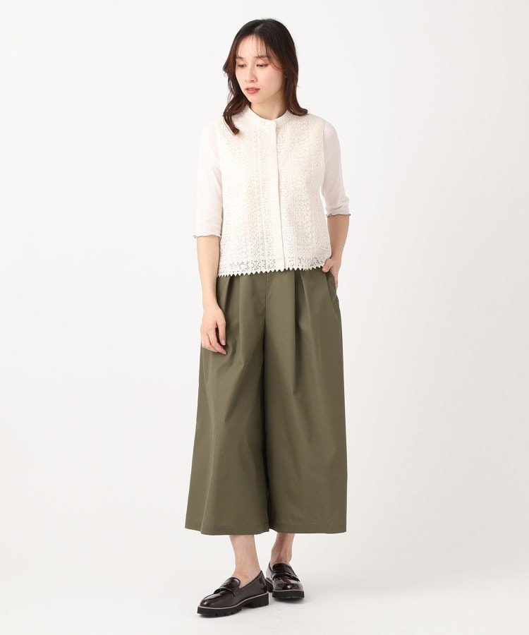 ポーシャル(poushal)の【洗える・SET－UP可能】スカート見えガウチョパンツ10
