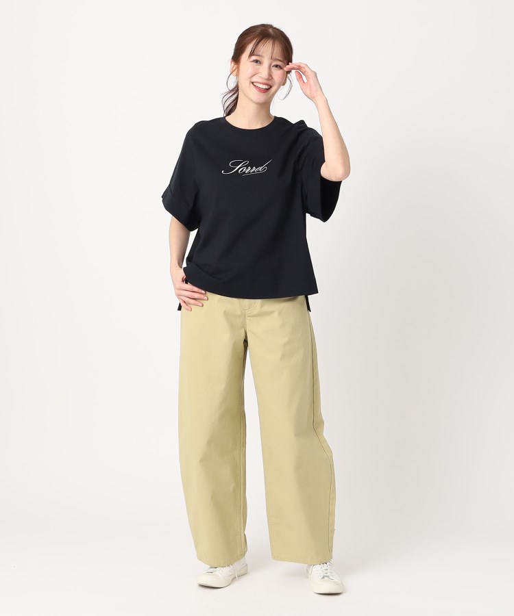 ポーシャル(poushal)の【洗える】コットン大人のカーヴィーパンツ15