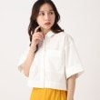 ポーシャル(poushal)の【洗える・SET－UP可能】ショート丈シャツ7
