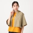ポーシャル(poushal)の【洗える・SET－UP可能】ショート丈シャツ15