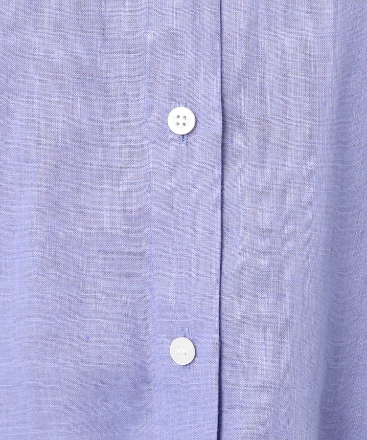 ポーシャル(poushal)の【洗える・カシュクール】リネン混2WAYビッグシャツ26