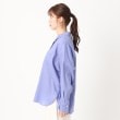 ポーシャル(poushal)の【洗える・カシュクール】リネン混2WAYビッグシャツ2