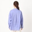 ポーシャル(poushal)の【洗える・カシュクール】リネン混2WAYビッグシャツ3