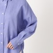 ポーシャル(poushal)の【洗える・カシュクール】リネン混2WAYビッグシャツ5