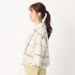 ポーシャル(poushal)の【洗える・2WAY】羽織りビッグチェックブラウス2