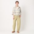 ポーシャル(poushal)の【洗える・2WAY】羽織りビッグチェックブラウス15