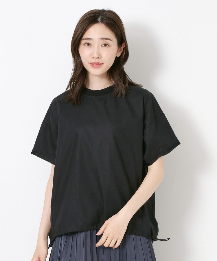 ポーシャル(poushal)の【洗える・SET－UP可】裾ドロストかぶりブラウス8