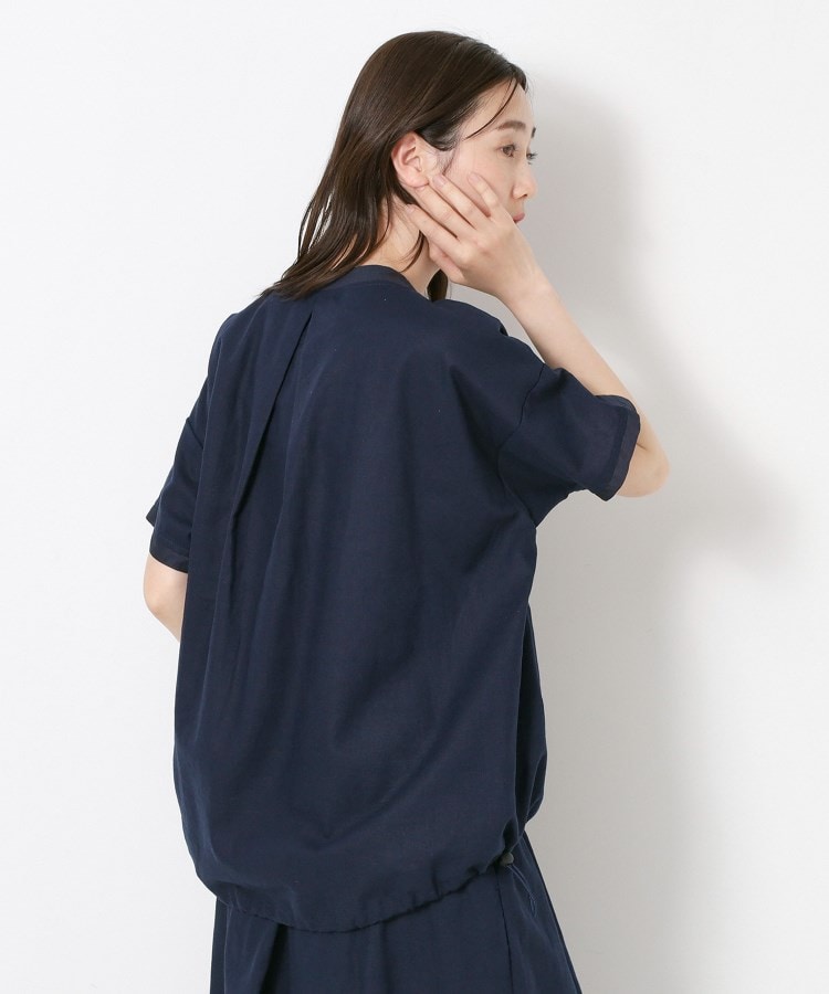 ポーシャル(poushal)の【洗える・SET－UP可】裾ドロストかぶりブラウス19