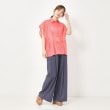 ポーシャル(poushal)の【リネンコットン素材】シアーフレンチブラウス25