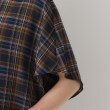 コルディア(CORDIER)の◆イカ衿フロントタックデザインチェックシャツ5