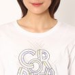 コルディア(CORDIER)のパッチワーク刺繍ロゴTシャツ4