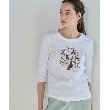 コルディア(CORDIER)のパッチワーク刺繍ロゴTシャツ24