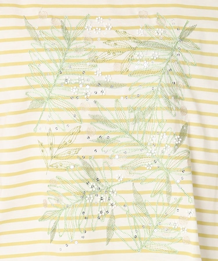 コルディア(CORDIER)の刺繍リーフデザインTシャツ11