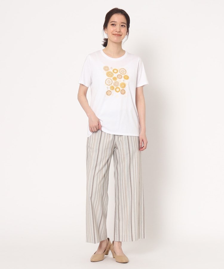 ビーズ、スパンコール、刺繍デザインTシャツ(Tシャツ ビーズ、スパンコール、刺繍デザインTシャツ(Tシャツ