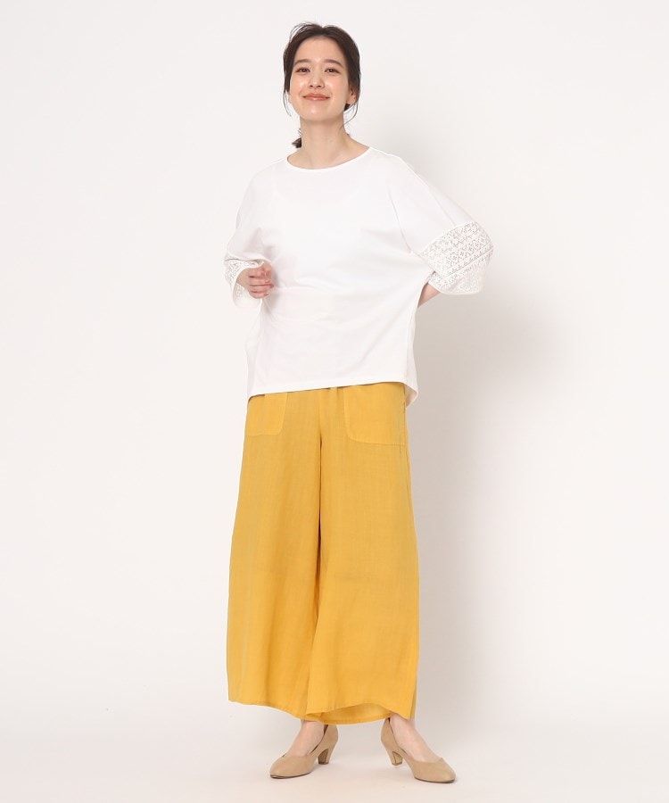 コルディア リネンワイドパンツ 40