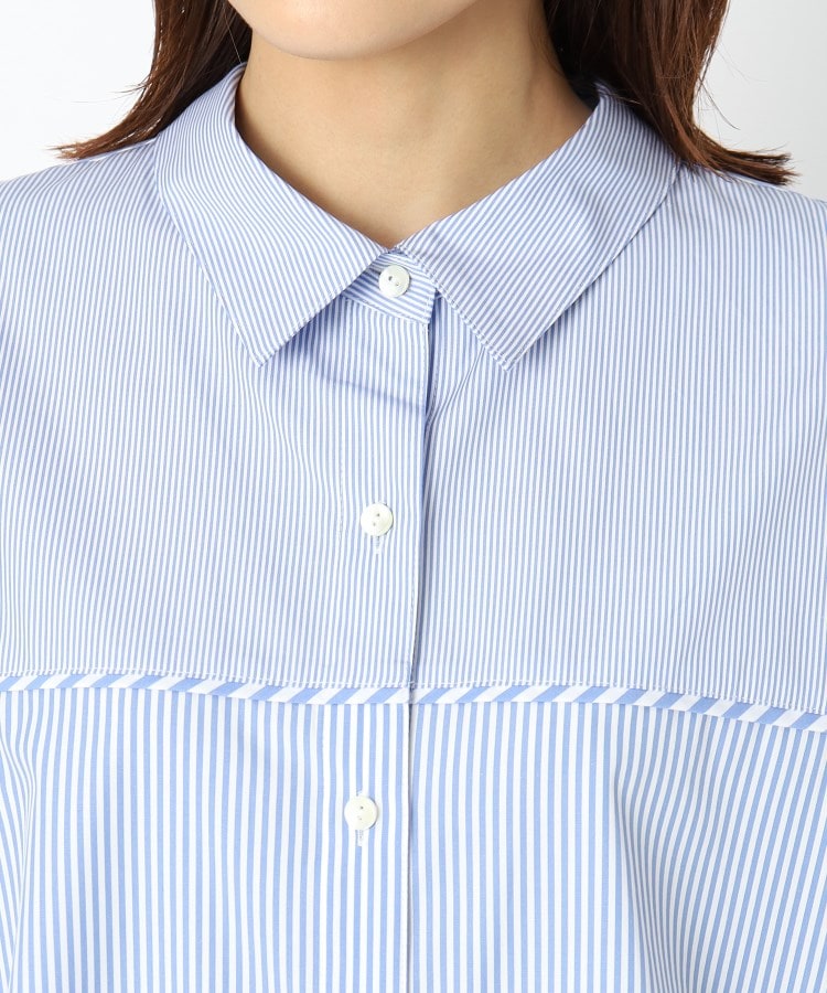 コルディア(CORDIER)の上品着映えシャツ/ミックスストライプシャツ4
