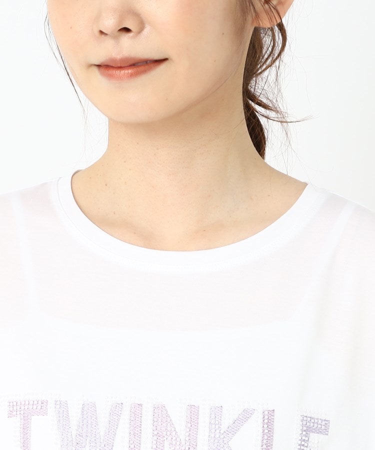 コルディア(CORDIER)の刺繍&ビーズロゴデザインTシャツ4