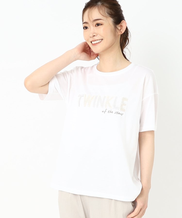 コルディア(CORDIER)の刺繍&ビーズロゴデザインTシャツ16