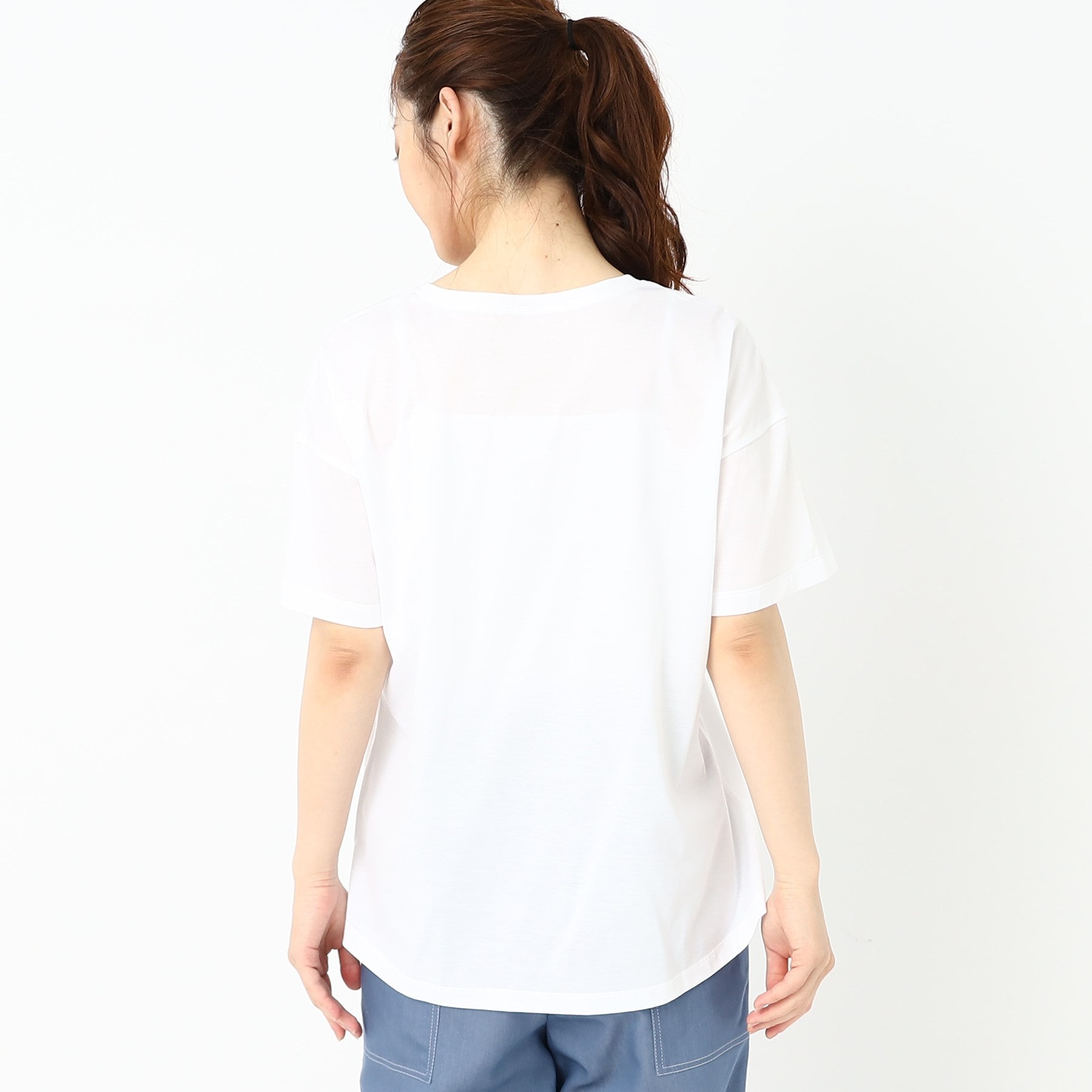 コルディア(CORDIER)の刺繍&ビーズロゴデザインTシャツ3
