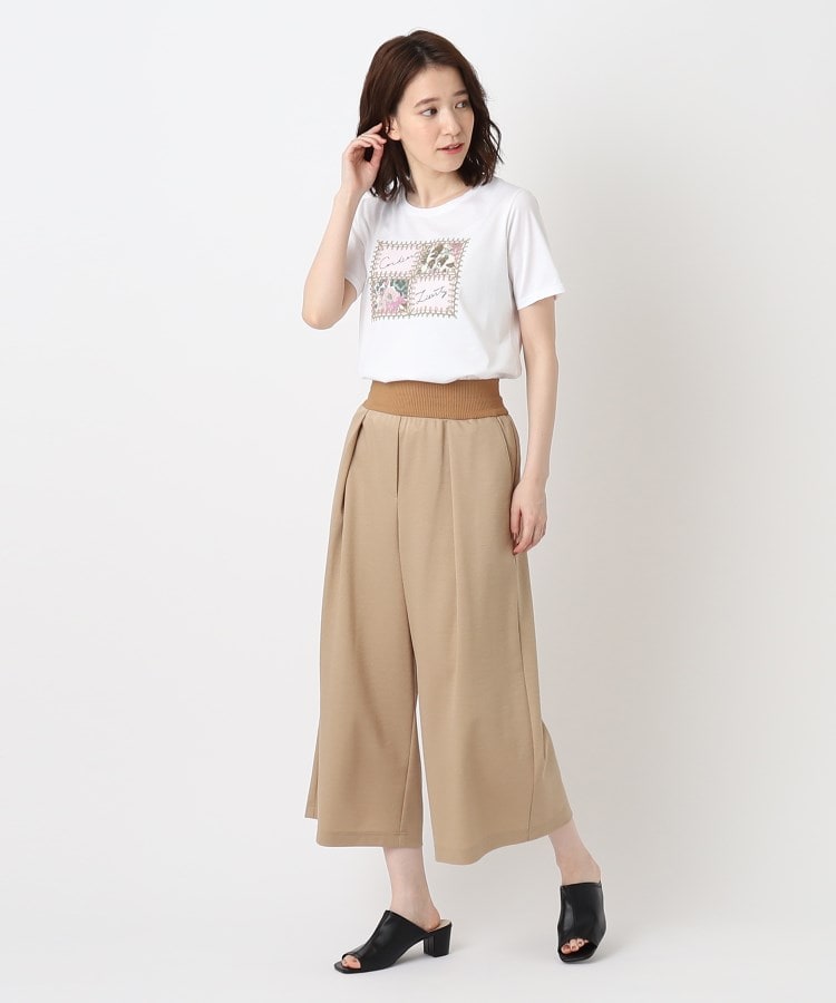 プリント&刺繍デザインラグジュアリーTシャツ(Tシャツ プリント&刺繍デザインラグジュアリーTシャツ(Tシャツ
