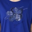 コルディア(CORDIER)のフラワーモチーフ スパンコール＆刺繍Tシャツ19