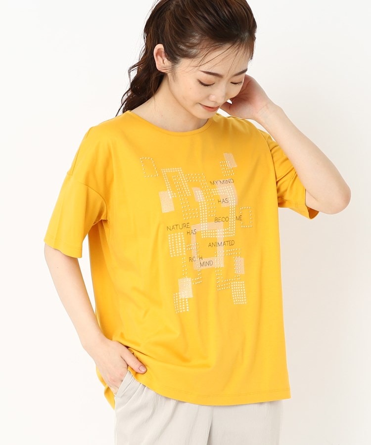 コルディア(CORDIER)の刺繍&ビーズデザイン ゆとりシルエットTシャツ12