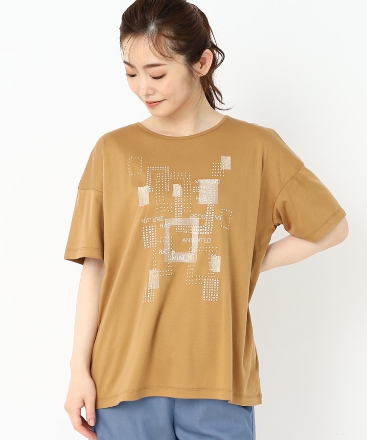 コルディア(CORDIER)の刺繍&ビーズデザイン ゆとりシルエットTシャツ16
