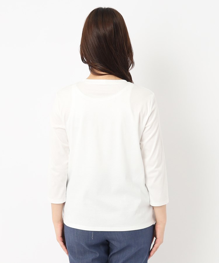 コルディア(CORDIER)のモダンフラワープリントTシャツ3