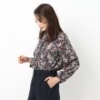 コルディア(CORDIER)の【セットアップ】オリジナル多色フラワープリントブラウス7
