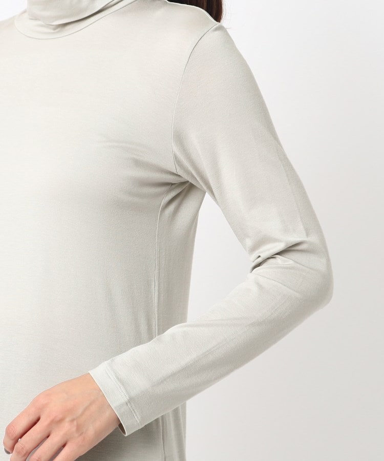 コルディア(CORDIER)の【M～4Lサイズ】シルキータッチハイネックプルオーバー5
