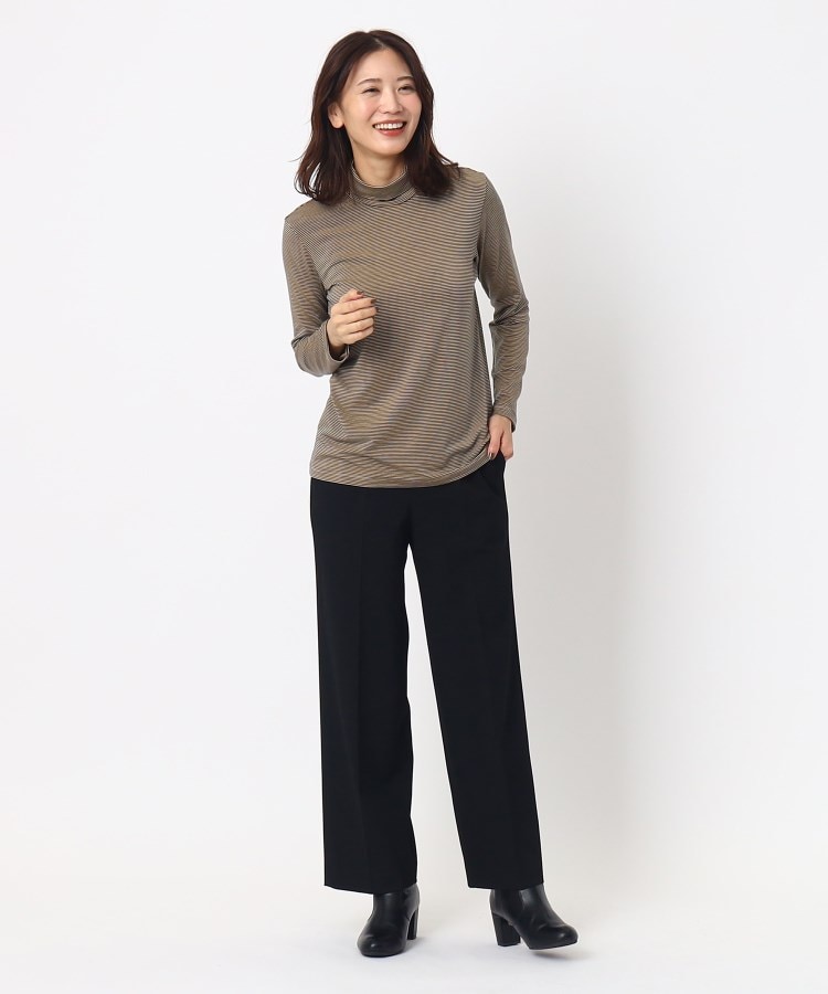 コルディア(CORDIER)の【M～4Lサイズ】シルキータッチハイネックプルオーバー17