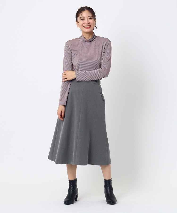 コルディア(CORDIER)の【M～4Lサイズ】シルキータッチハイネックプルオーバー21