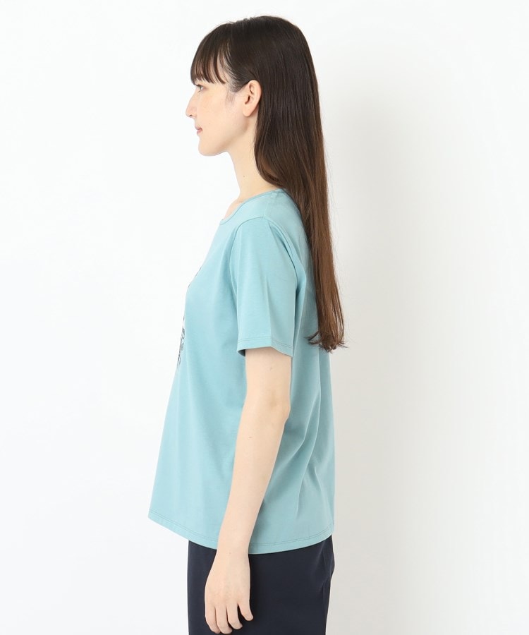 花柄刺繍フェミニンTシャツ（Tシャツ） | CORDIER（コルディア