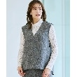 コルディア(CORDIER)のシャーリングフラワーレースプルオーバージャージ16