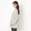 コルディア(CORDIER)の【洗える】ソフトツイーディチュニックプルオーバージャージ2