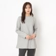 コルディア(CORDIER)の【洗える】ソフトツイーディチュニックプルオーバージャージ16