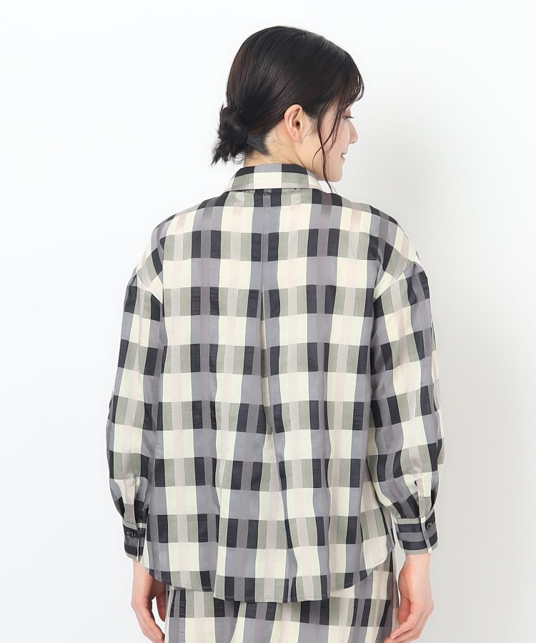 コルディア(CORDIER)の【セットアップ可】オリジナルチェック ふんわり袖シャツ3